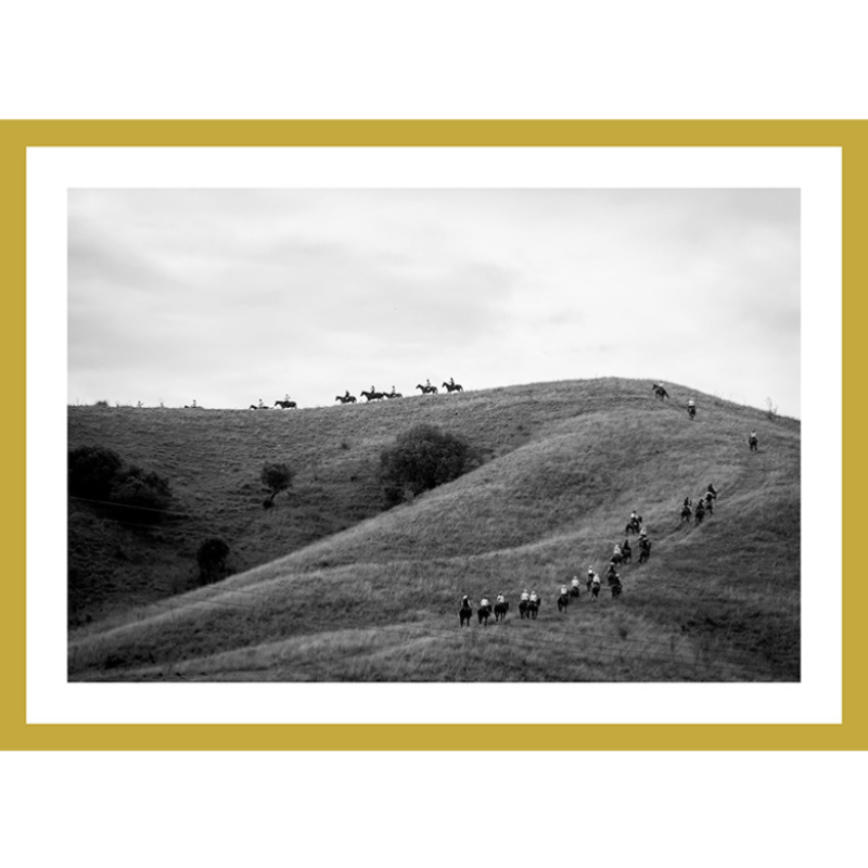 Limited Edition Print Tour d’Horse Print - TOGETHER WE CLIMB